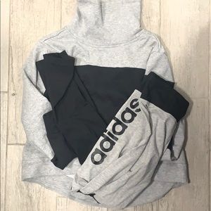 Adidas sweatshirt and leggings